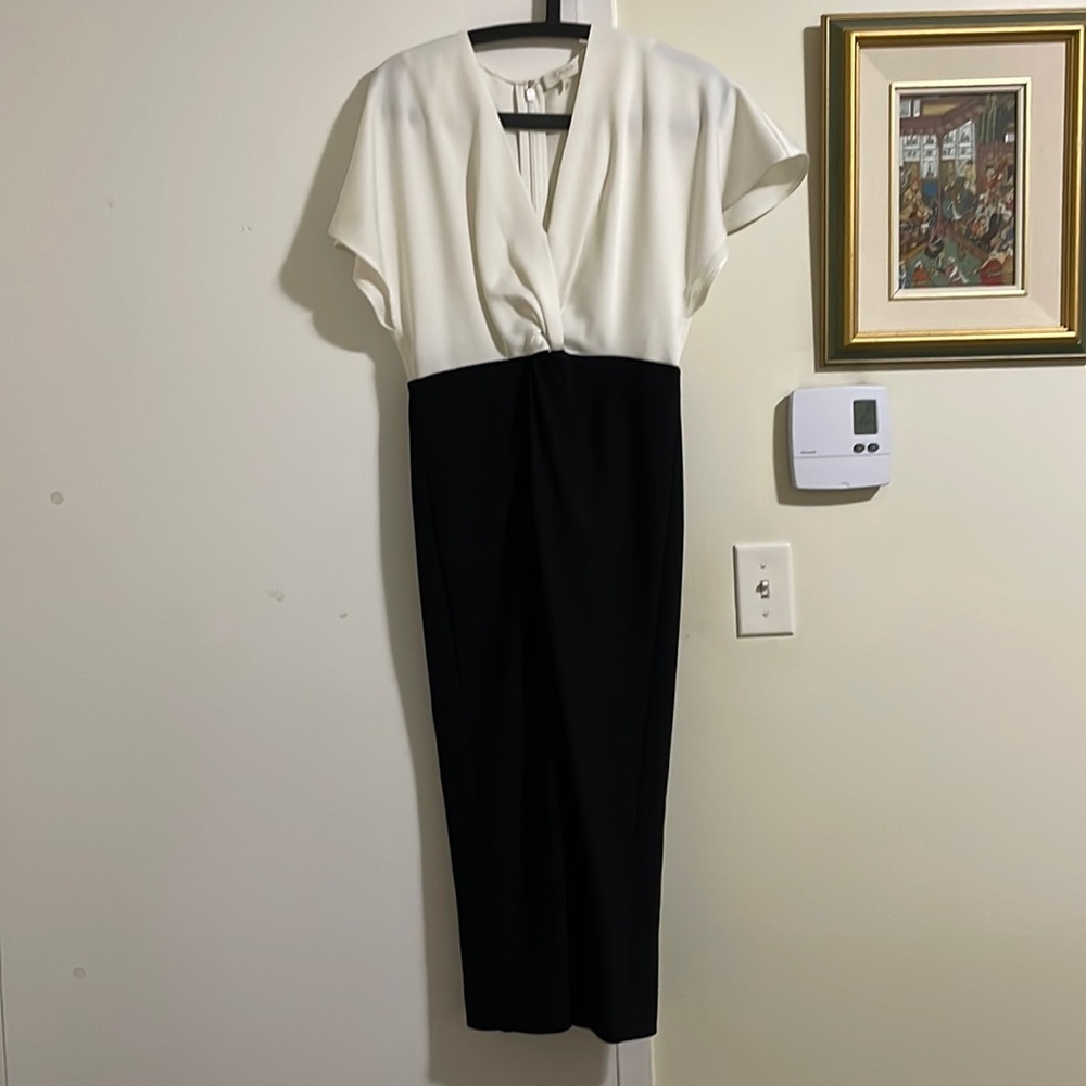 Ted Baker Black and White Dress Size 2